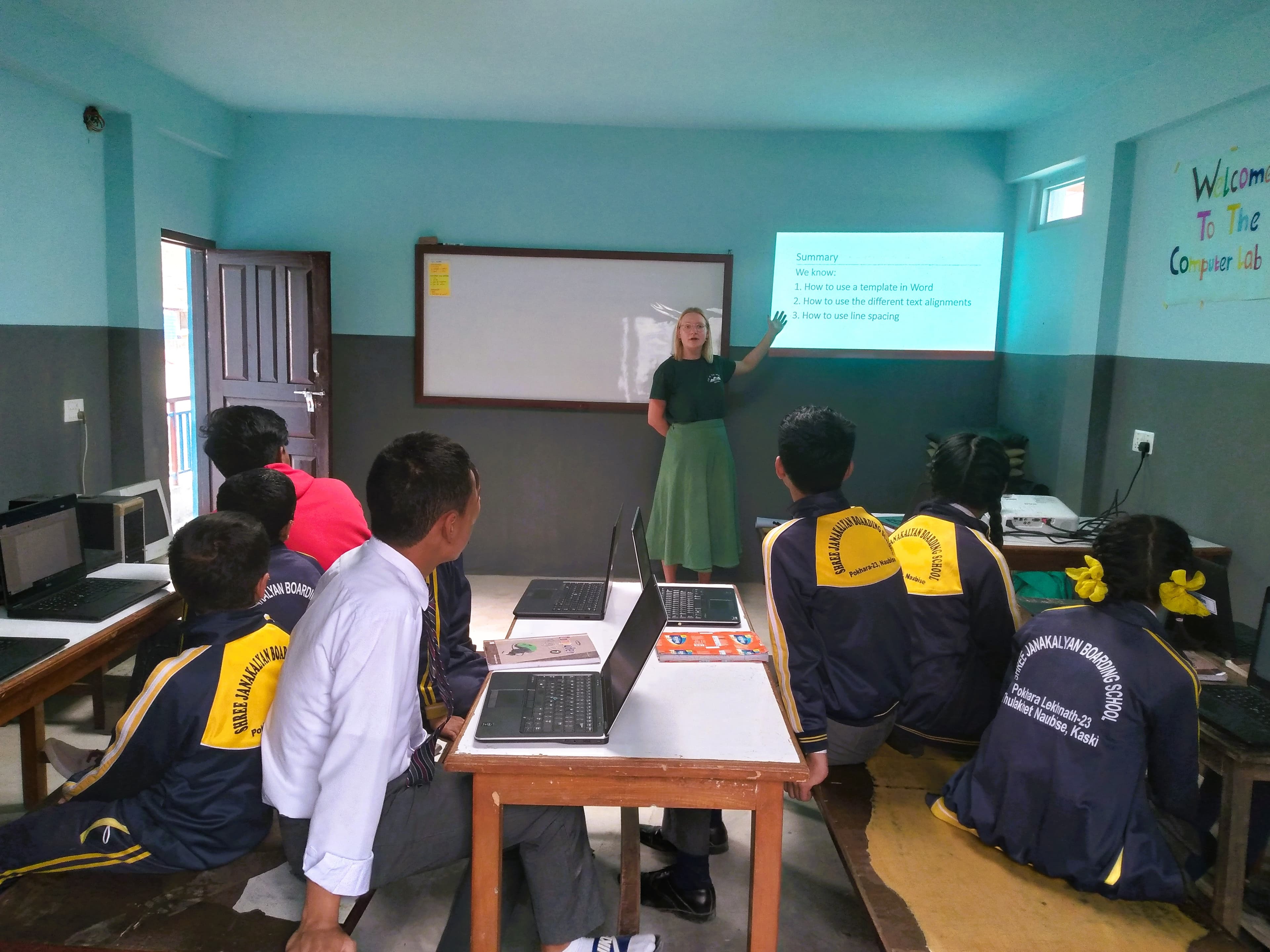 Students in classroom